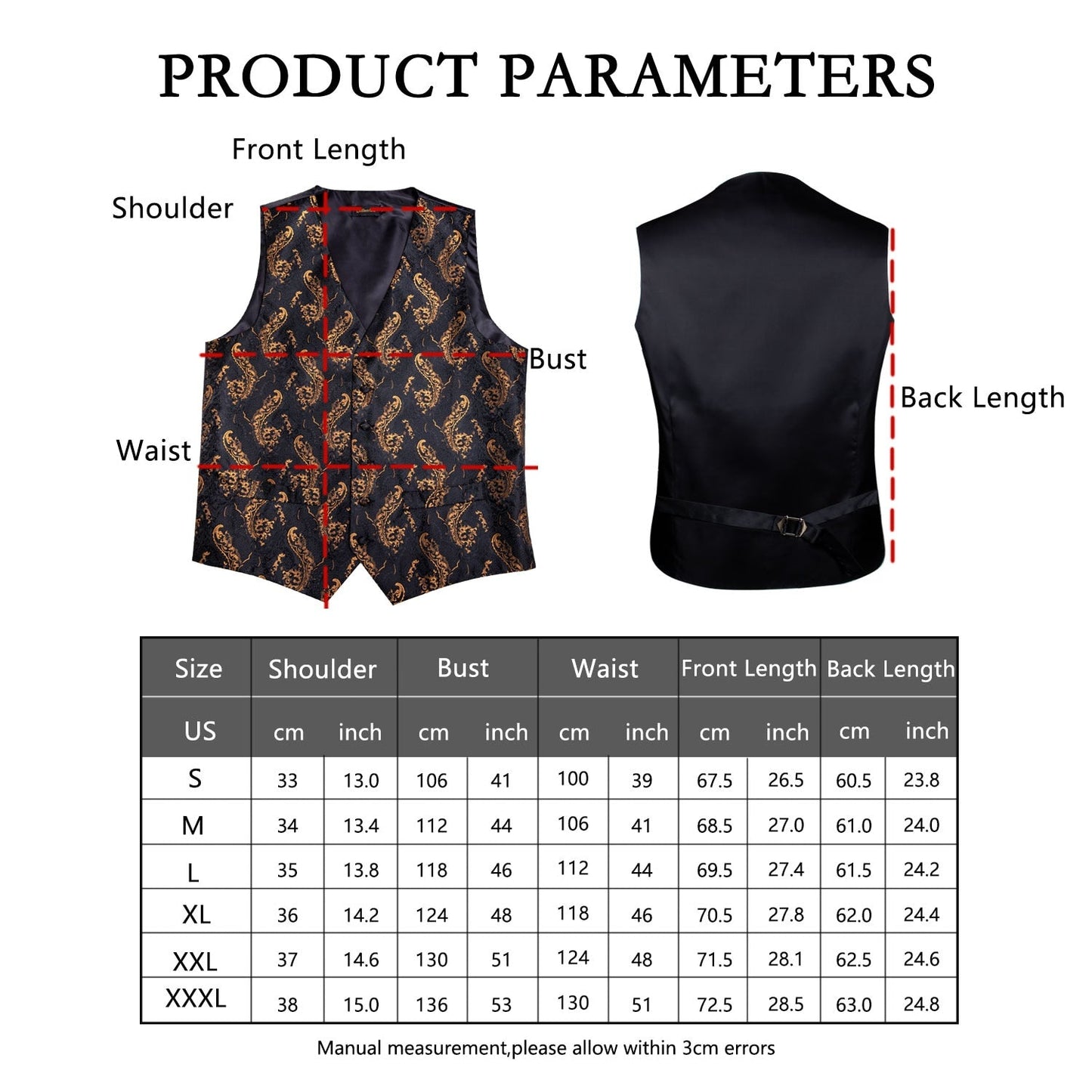 5 Piece Men Gold Paisley Silk Waistcoat Ascot Tie Pocket Square Necktie Ring Set Wedding Formal Dress Vests Set The Clothing Company Sydney