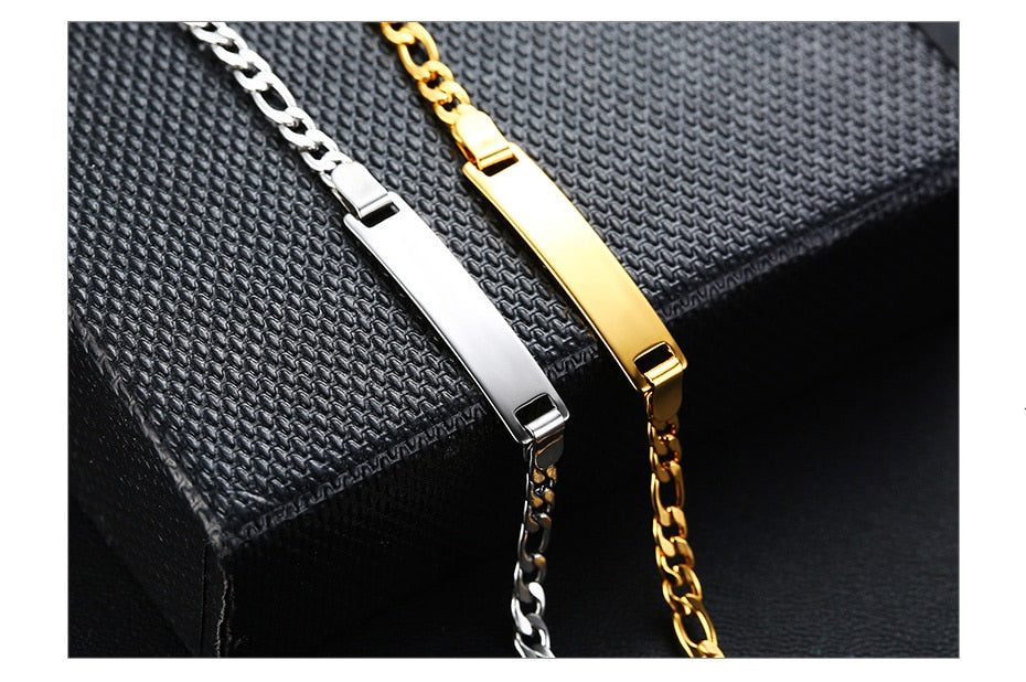 Personalized Custom Baby Name Bracelet Gold Tone Solid Stainless Steel Adjustable Bracelet The Clothing Company Sydney