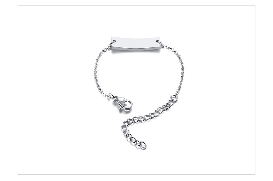 Personalized Custom Baby Name Bracelet Gold Tone Solid Stainless Steel Adjustable Bracelet The Clothing Company Sydney