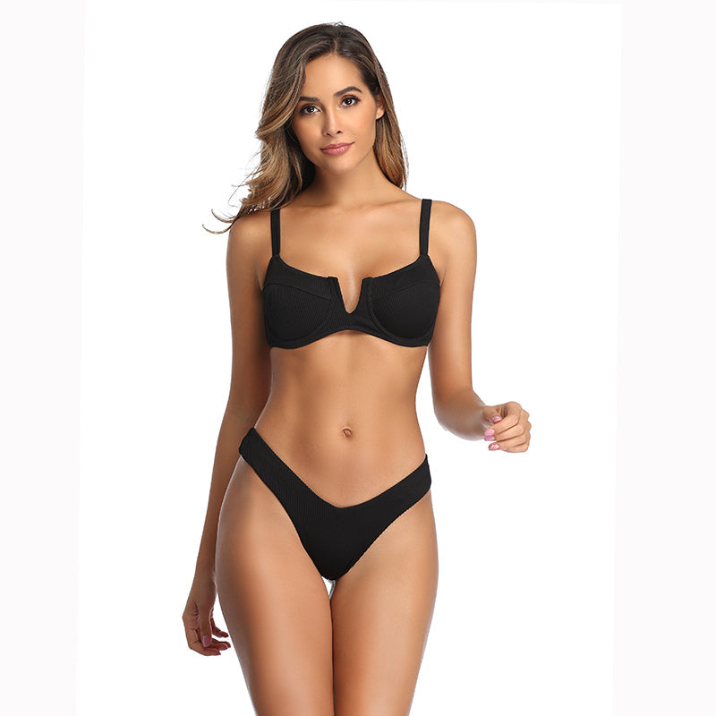 2 Piece Low Rise Bottom Swimwear Brazilian High Cut Bikini Set The Clothing Company Sydney