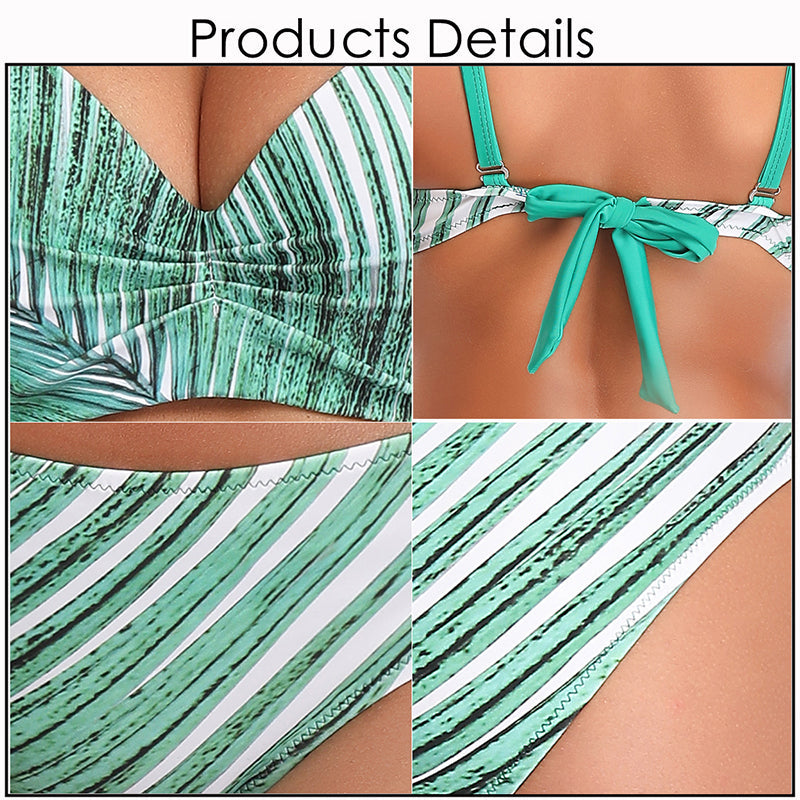 Underwire Bikini Top Swimsuit Cheeky Bottom Swimwear Two Piece Bathing Suit Bikini Set The Clothing Company Sydney