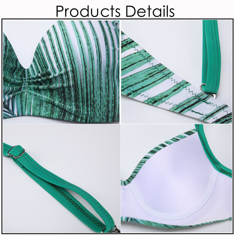 Underwire Bikini Top Swimsuit Cheeky Bottom Swimwear Two Piece Bathing Suit Bikini Set The Clothing Company Sydney