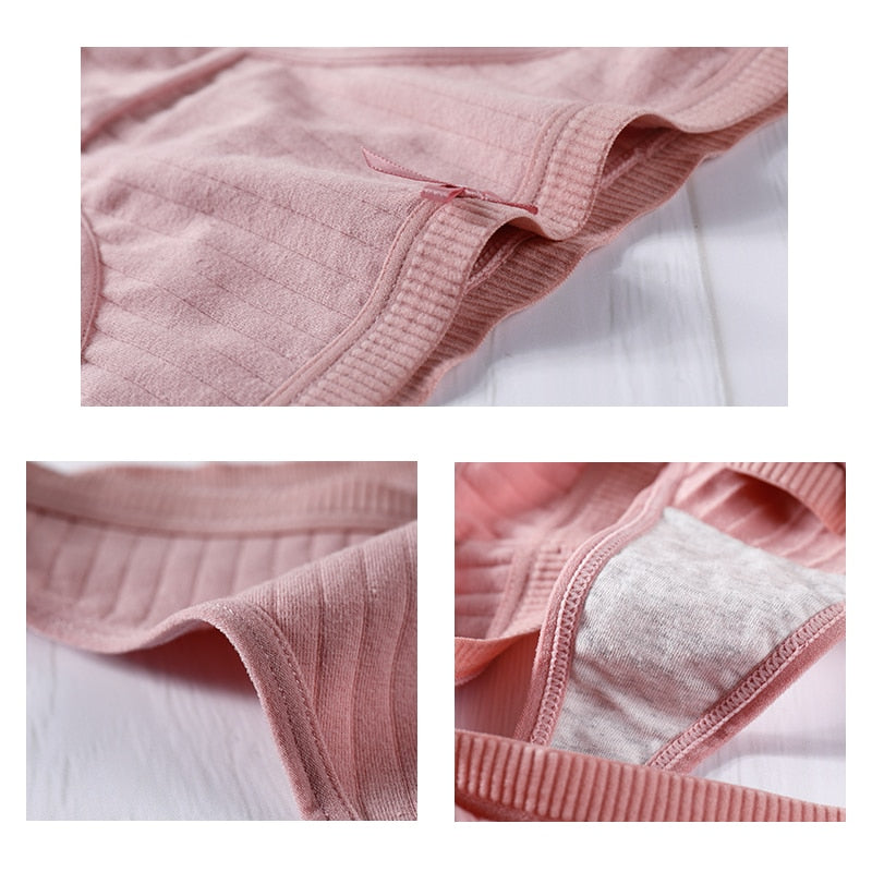 6 Pack G-String Panties Underwear Thong Cotton Skin-Friendly Soft Low Rise Lingerie Solid Underpants The Clothing Company Sydney