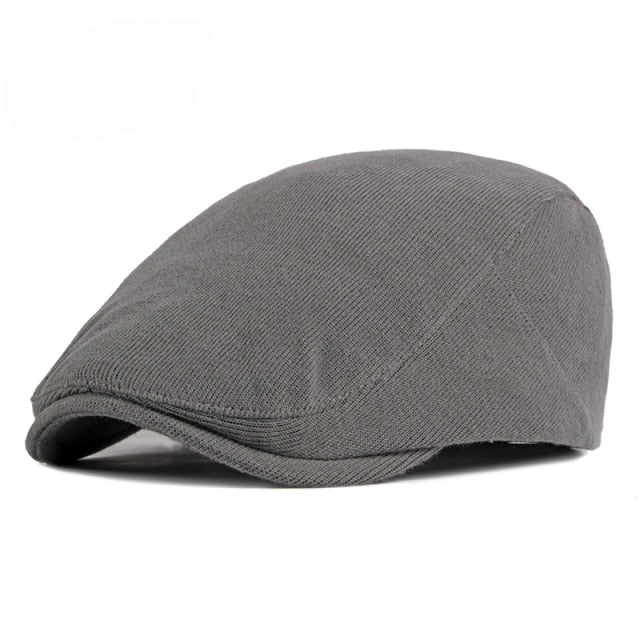 Spring Autumn Men Ladies Casual Fashion Women Beret Ivy Newsboy Solid Yellow Blue Peaked Flat Cap Duckbill Hat The Clothing Company Sydney