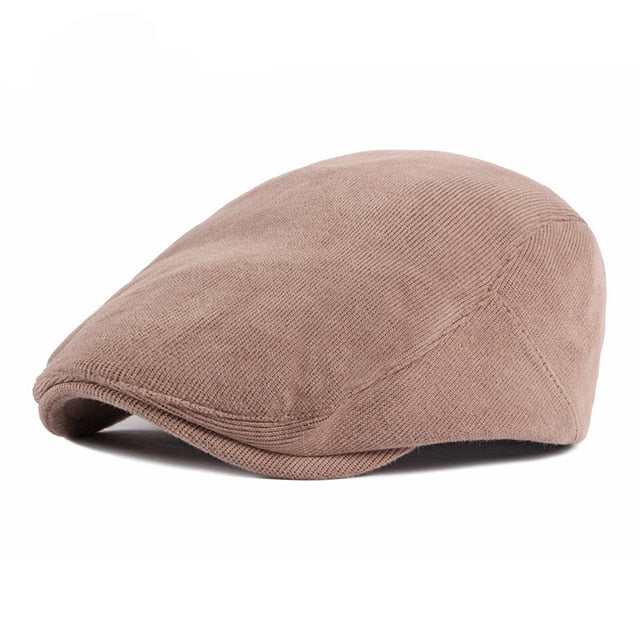Spring Autumn Men Ladies Casual Fashion Women Beret Ivy Newsboy Solid Yellow Blue Peaked Flat Cap Duckbill Hat The Clothing Company Sydney