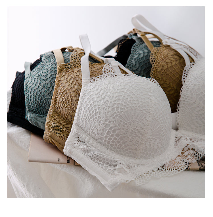 2 Piece Ladies underwear Set Lace Sexy Comfortable Brassiere Adjustable Straps Gathered Lingerie Push-up Bra And Panty Set The Clothing Company Sydney