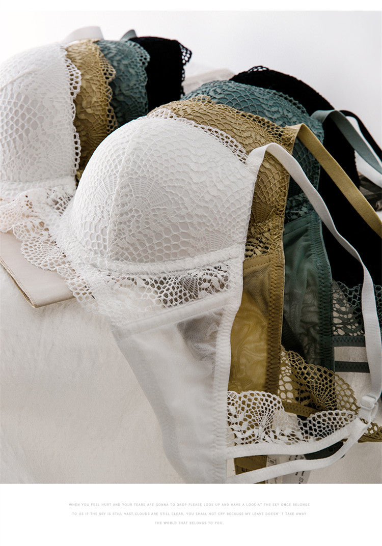 2 Piece Ladies underwear Set Lace Sexy Comfortable Brassiere Adjustable Straps Gathered Lingerie Push-up Bra And Panty Set The Clothing Company Sydney