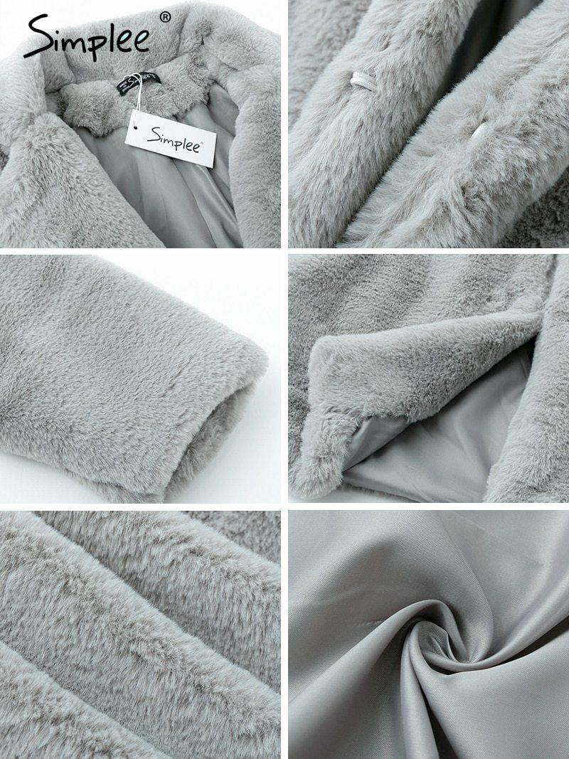 Elegant pink faux fur streetwear Autumn winter warm plush teddy overcoat Jacket The Clothing Company Sydney