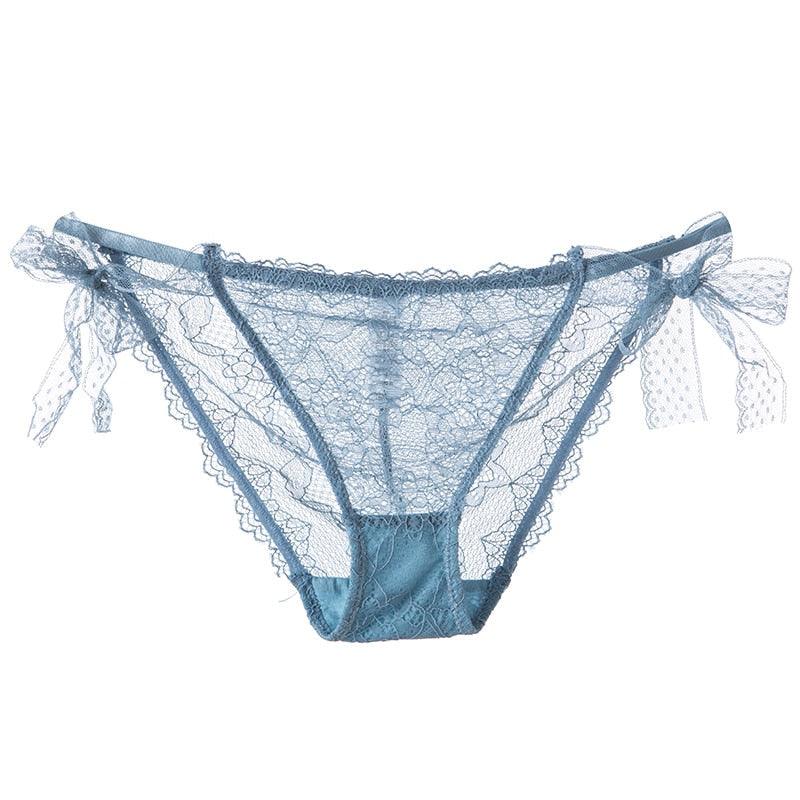 2 Pack Women Lace Lingerie Temwptation Low-Waist Panties Transparent Hollow Out Underpants Briefs Underwear The Clothing Company Sydney