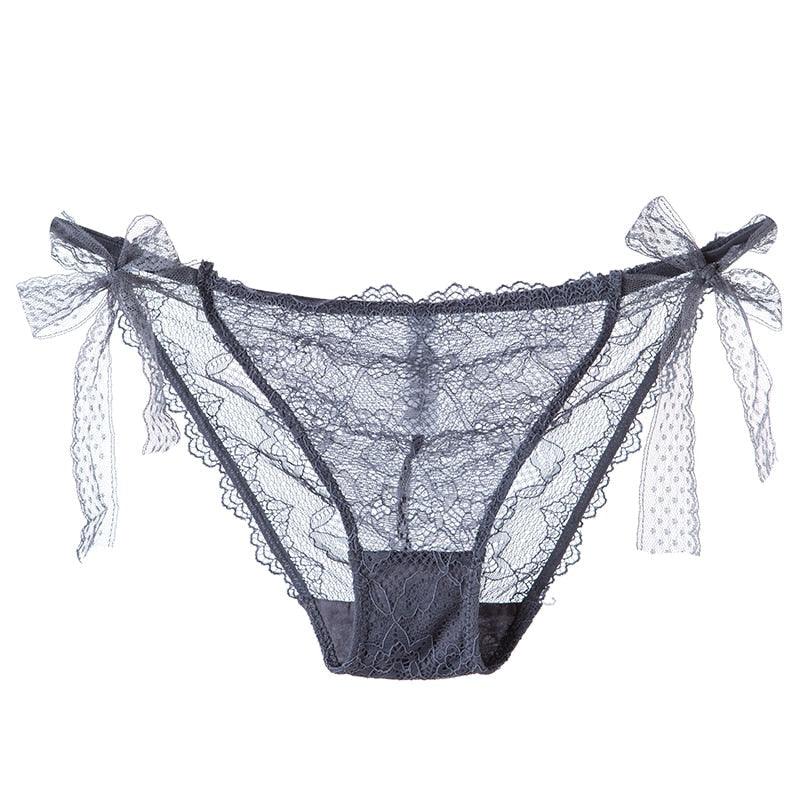 2 Pack Women Lace Lingerie Temwptation Low-Waist Panties Transparent Hollow Out Underpants Briefs Underwear The Clothing Company Sydney