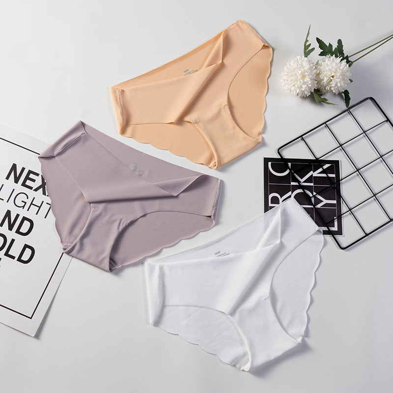 3 Pack Seamless Panties Underwear Sexy Briefs Solid Lingerie Underpants The Clothing Company Sydney