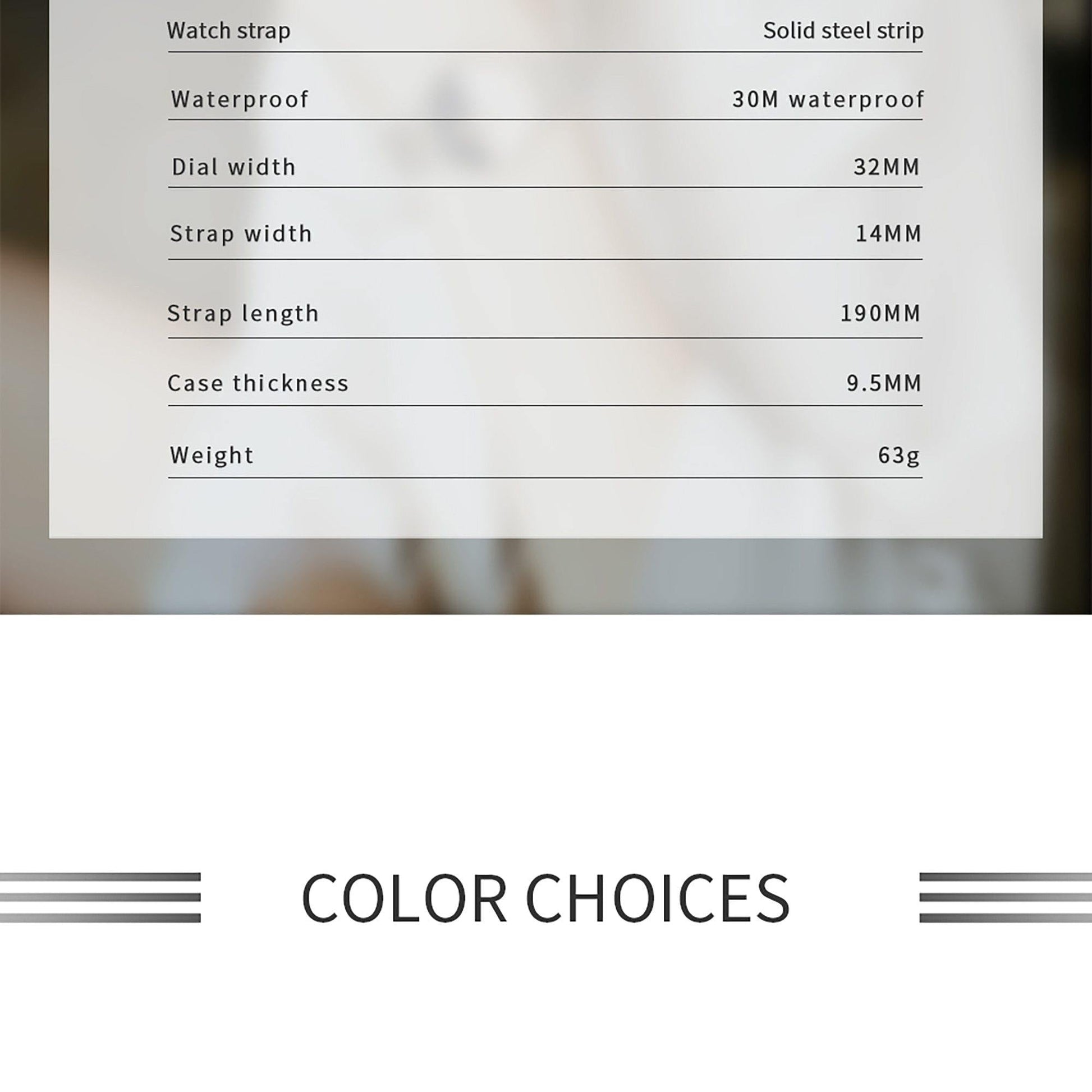 CADISEN New Women Gift Fashion Brand Quartz Wristwatch Ladies Luxury Rose Gold Watch Female Moon Phase Watch Relogio Feminino The Clothing Company Sydney