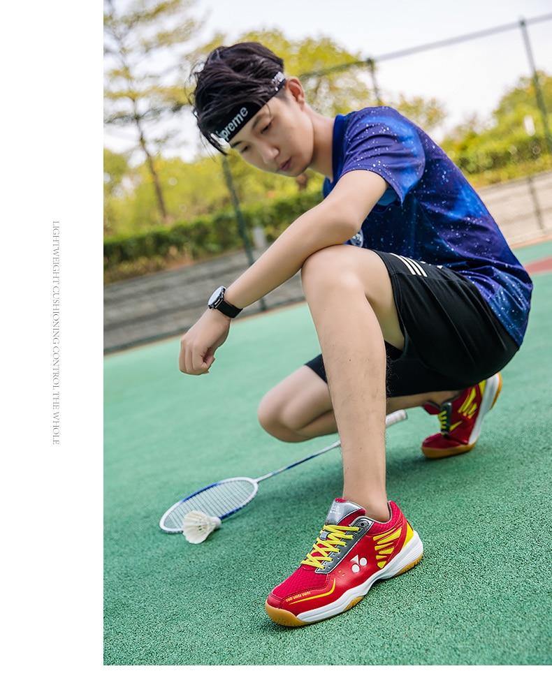 Professional Badminton Tennis Table Tennis Squash Sneaker Shoes for Men and Women Wear-resistant Breathable Protect Toes Light Sports Shoes The Clothing Company Sydney