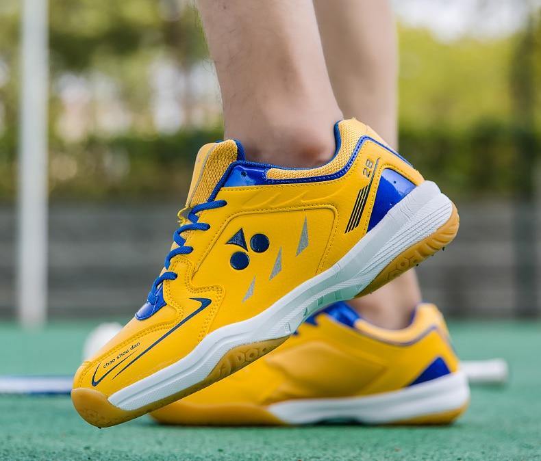 Professional Badminton Tennis Table Tennis Squash Sneaker Shoes for Men and Women Wear-resistant Breathable Protect Toes Light Sports Shoes The Clothing Company Sydney
