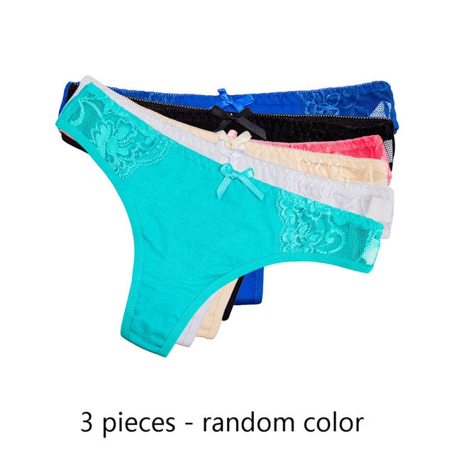 3 Pack Thongs and G Strings Sexy Lace Transparent Panties Cotton Seamless Underwear Briefs The Clothing Company Sydney
