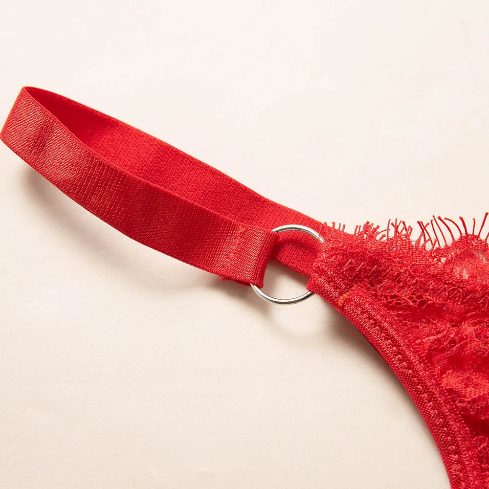 2 Piece Low Cup Transparent Bra Thong G String The Clothing Company Sydney