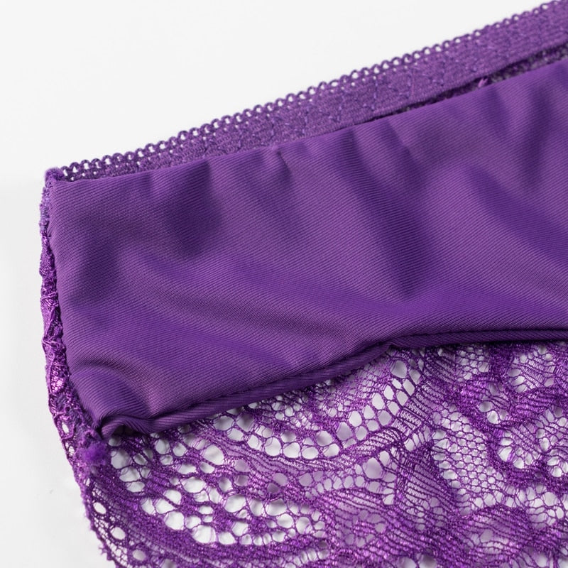 3 Pack Seamless low-Rise women's sexy lace lady panties seamless cotton breathable  Hollow briefs Plus Size underwear The Clothing Company Sydney