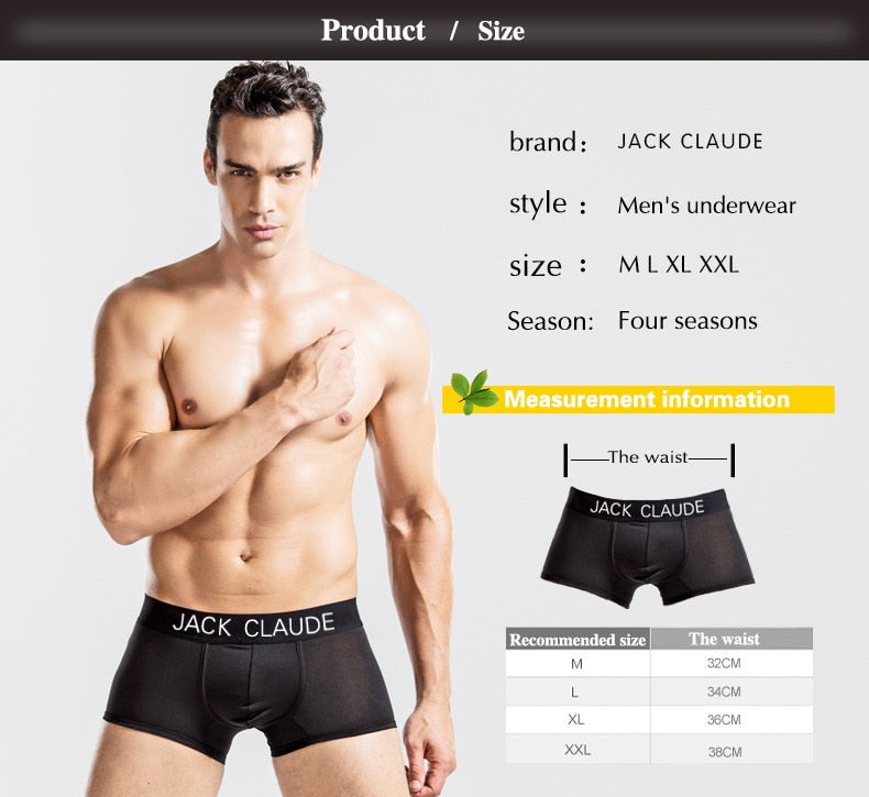 4 Pack Underwear Men's Underpants Panties Comfortable Breathable Boxer Trunks The Clothing Company Sydney