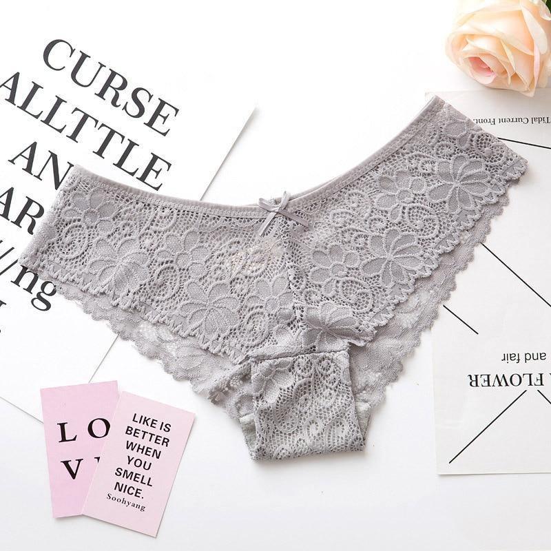 2 Pack Lace Panties Lingerie Tempting Pretty Briefs High Quality Cotton Low Waist Cute Underwear The Clothing Company Sydney