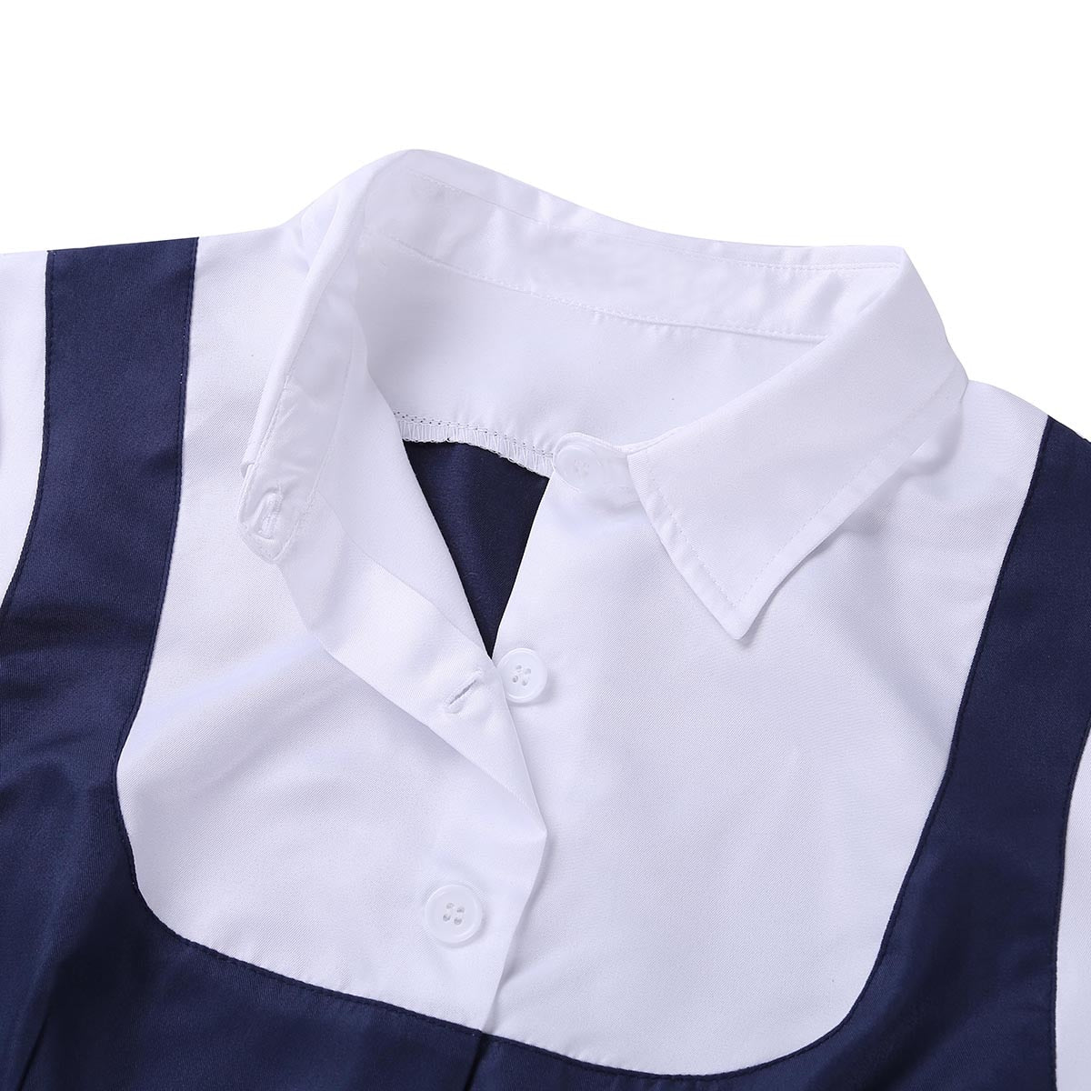 Adult Halloween Party Cosplay Schoolgirl Student Costumes Uniform Female Short Sleeve Fancy Shirt Dress with Necktie The Clothing Company Sydney