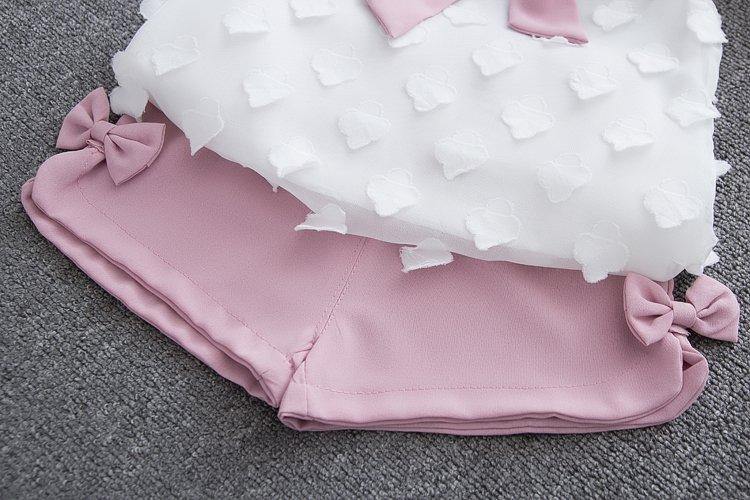 Baby Girl Clothes Summer Children's Girls' Clothing Kids Bay Clothes Toddler Chiffon bowknot coat+Pants Set The Clothing Company Sydney