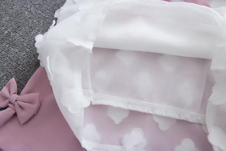 Baby Girl Clothes Summer Children's Girls' Clothing Kids Bay Clothes Toddler Chiffon bowknot coat+Pants Set The Clothing Company Sydney