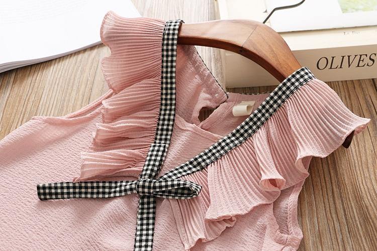 Baby Girl Clothes Summer Children's Girls' Clothing Kids Bay Clothes Toddler Chiffon bowknot coat+Pants Set The Clothing Company Sydney