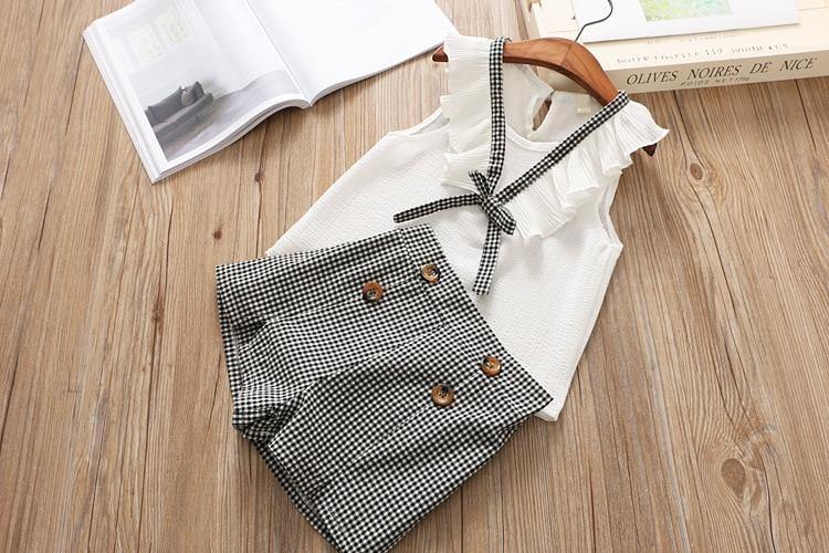 Baby Girl Clothes Summer Children's Girls' Clothing Kids Bay Clothes Toddler Chiffon bowknot coat+Pants Set The Clothing Company Sydney