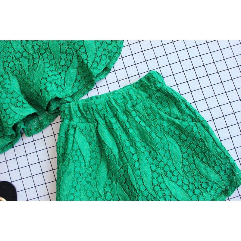 Baby Girl Clothes Summer Children's Girls' Clothing Kids Bay Clothes Toddler Chiffon bowknot coat+Pants Set The Clothing Company Sydney