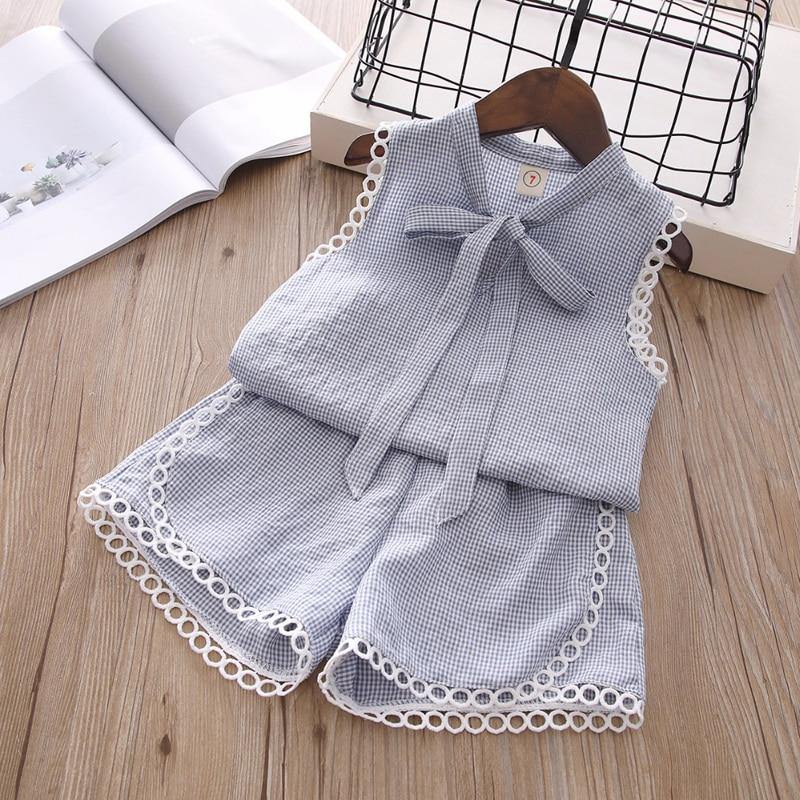 Baby Girl Clothes Summer Children's Girls' Clothing Kids Bay Clothes Toddler Chiffon bowknot coat+Pants Set The Clothing Company Sydney