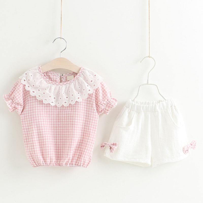 Baby Girl Clothes Summer Children's Girls' Clothing Kids Bay Clothes Toddler Chiffon bowknot coat+Pants Set The Clothing Company Sydney