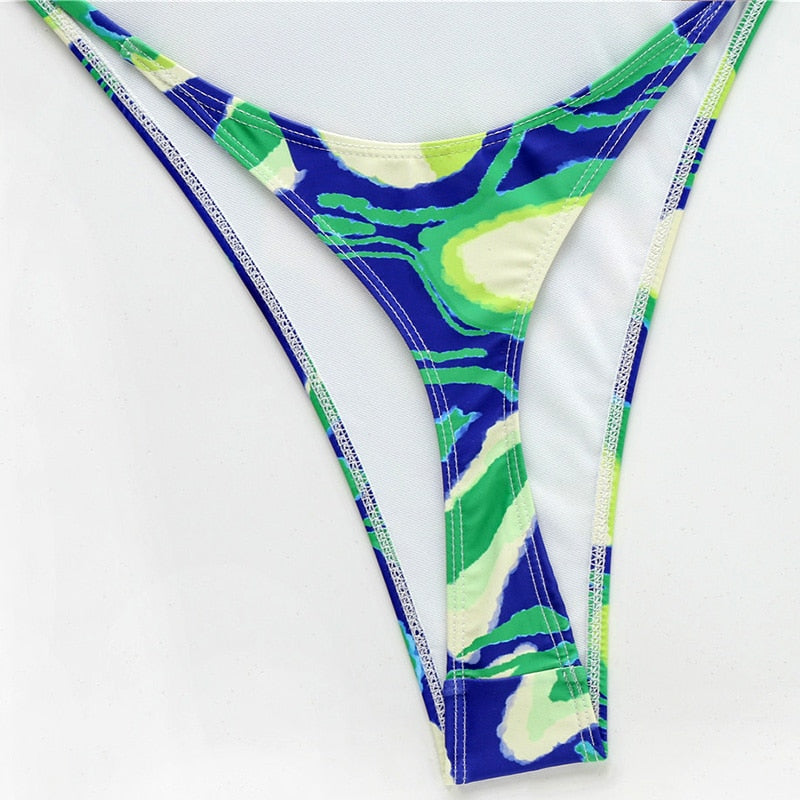 High Leg cut One Piece Swimsuit Thong Swimwear Trikini Backless Monokini Brazilian Bathing Suit The Clothing Company Sydney