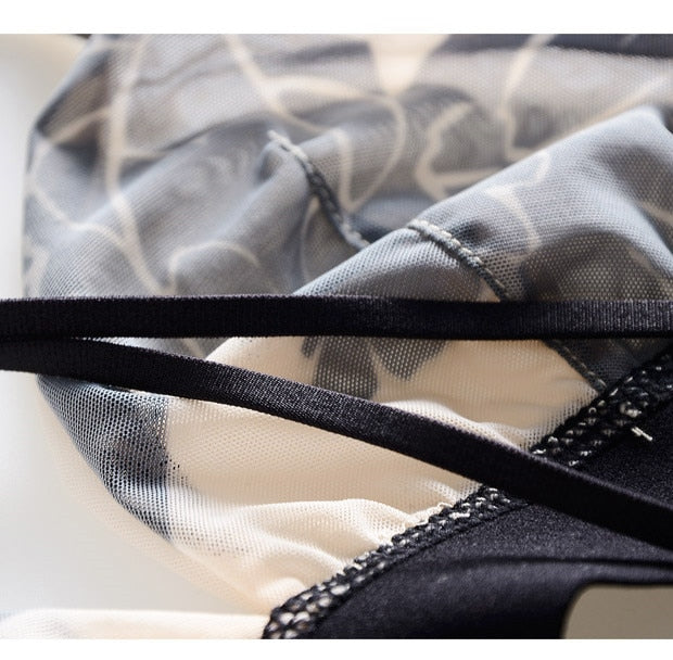 2 Piece Ultra-thin Wireless Lingerie set Fashion Sexy bra set push up bra brief Panties lingerie set The Clothing Company Sydney