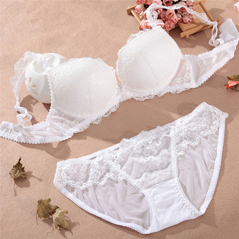 2 Piece Lace Bra Set Gather Adjustable Underwear Sets For Women A B C Cup The Clothing Company Sydney