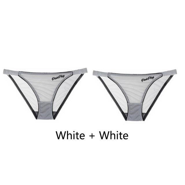 2 Pack Letter Print Sexy Women's Panties Underwear Seamless Briefs Comfort Underpants Low Rise Fashion Panty Ladies Lingerie The Clothing Company Sydney