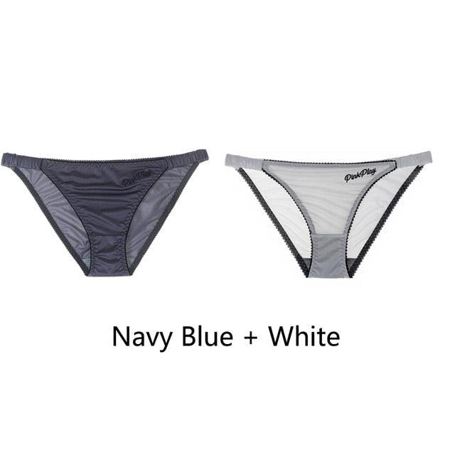 2 Pack Letter Print Sexy Women's Panties Underwear Seamless Briefs Comfort Underpants Low Rise Fashion Panty Ladies Lingerie The Clothing Company Sydney