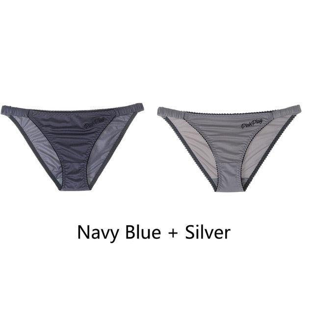2 Pack Letter Print Sexy Women's Panties Underwear Seamless Briefs Comfort Underpants Low Rise Fashion Panty Ladies Lingerie The Clothing Company Sydney