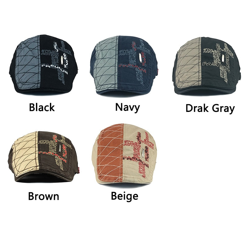 Spring Summer Outdoor Sun Breathable Bone Brim Unisex Womens Mens Herringbone Solid Flat Newsboy Ivy Berets Cap Hat The Clothing Company Sydney