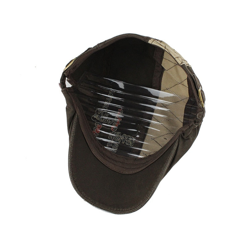 Spring Summer Outdoor Sun Breathable Bone Brim Unisex Womens Mens Herringbone Solid Flat Newsboy Ivy Berets Cap Hat The Clothing Company Sydney