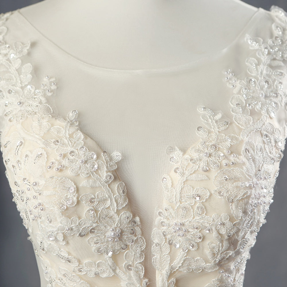 Appliques Tulle Mermaid Luxury Wedding Dress The Clothing Company Sydney
