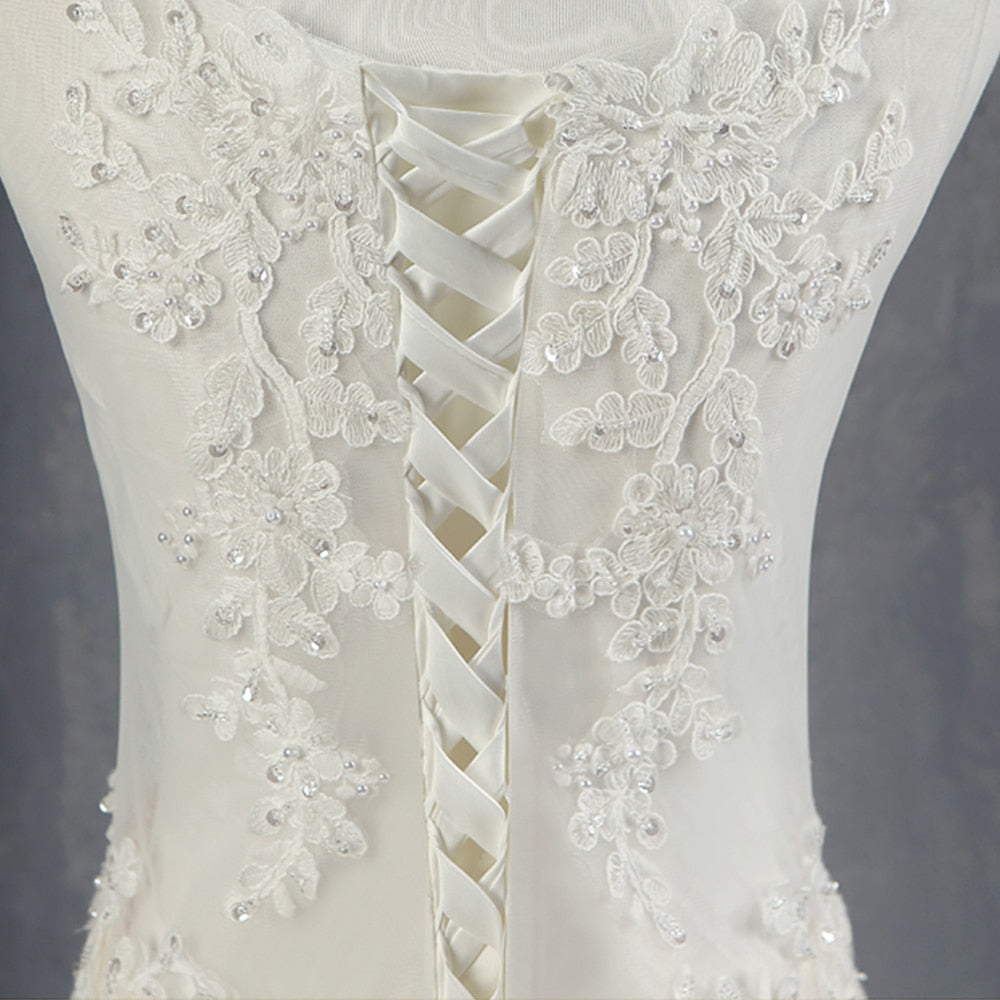 Appliques Tulle Mermaid Luxury Wedding Dress The Clothing Company Sydney