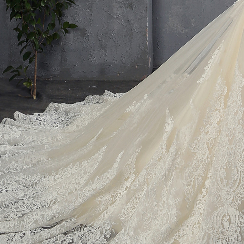 Appliques Tulle Mermaid Luxury Wedding Dress The Clothing Company Sydney