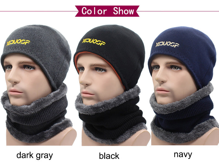 2 Piece Winter Beanie Knitted Hat Scarf Skullies Beanies Winter Hats For Men Women Caps Gorras Bonnet Fashion Cap Hats The Clothing Company Sydney