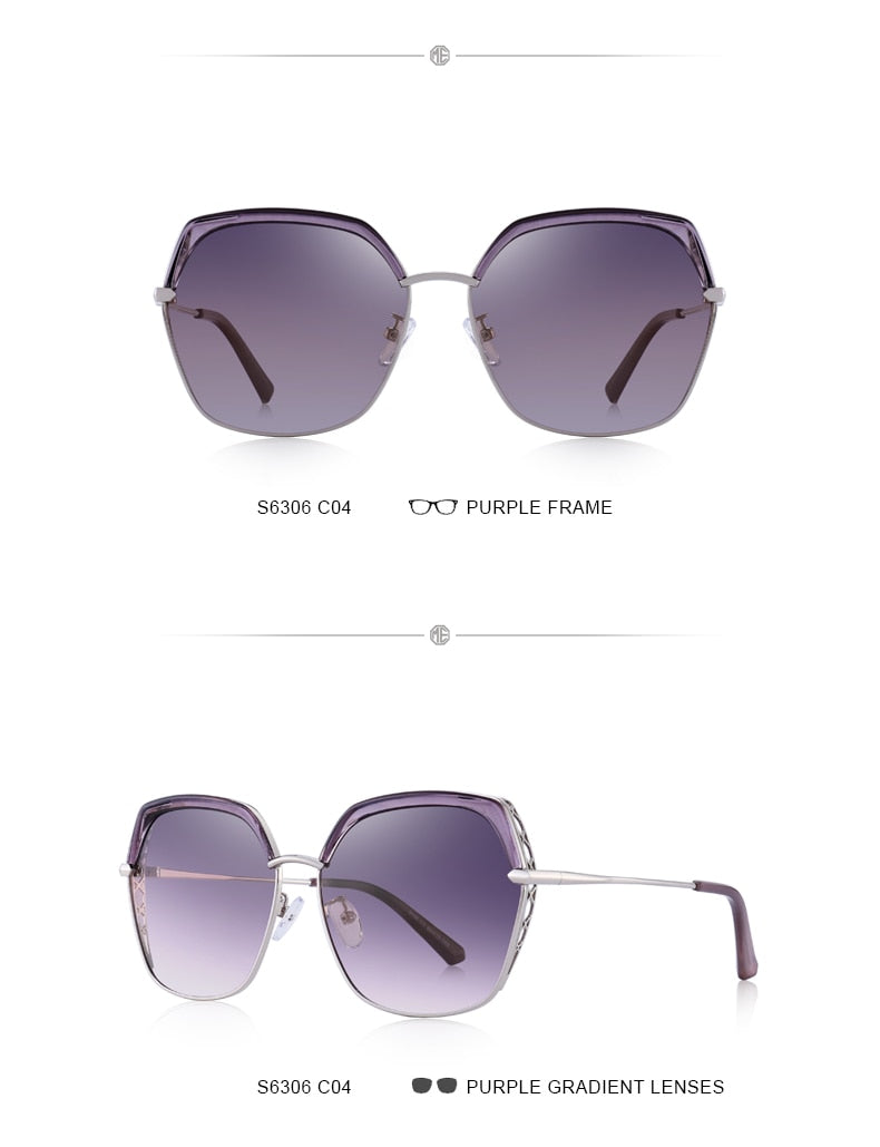 Women's Luxury Square Polarized Sunglasses Ladies Fashion Trending Sun glasses UV400 Protection The Clothing Company Sydney