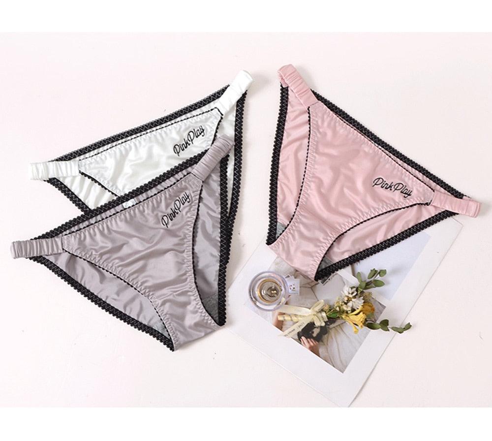 2 Pack Letter Print Sexy Women's Panties Underwear Seamless Briefs Comfort Underpants Low Rise Fashion Panty Ladies Lingerie The Clothing Company Sydney