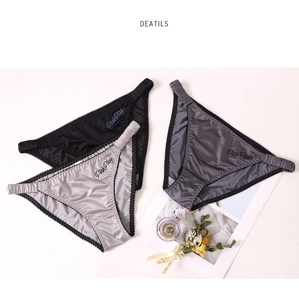 2 Pack Letter Print Sexy Women's Panties Underwear Seamless Briefs Comfort Underpants Low Rise Fashion Panty Ladies Lingerie The Clothing Company Sydney