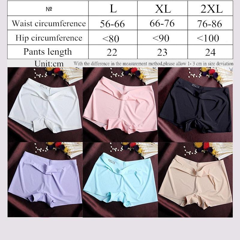 2 Pack Set Women's Boxer Seamless Boyshorts Ice Silk Ladies Safety Short Pants Mid Waist Summer Breathable Boyshorts The Clothing Company Sydney