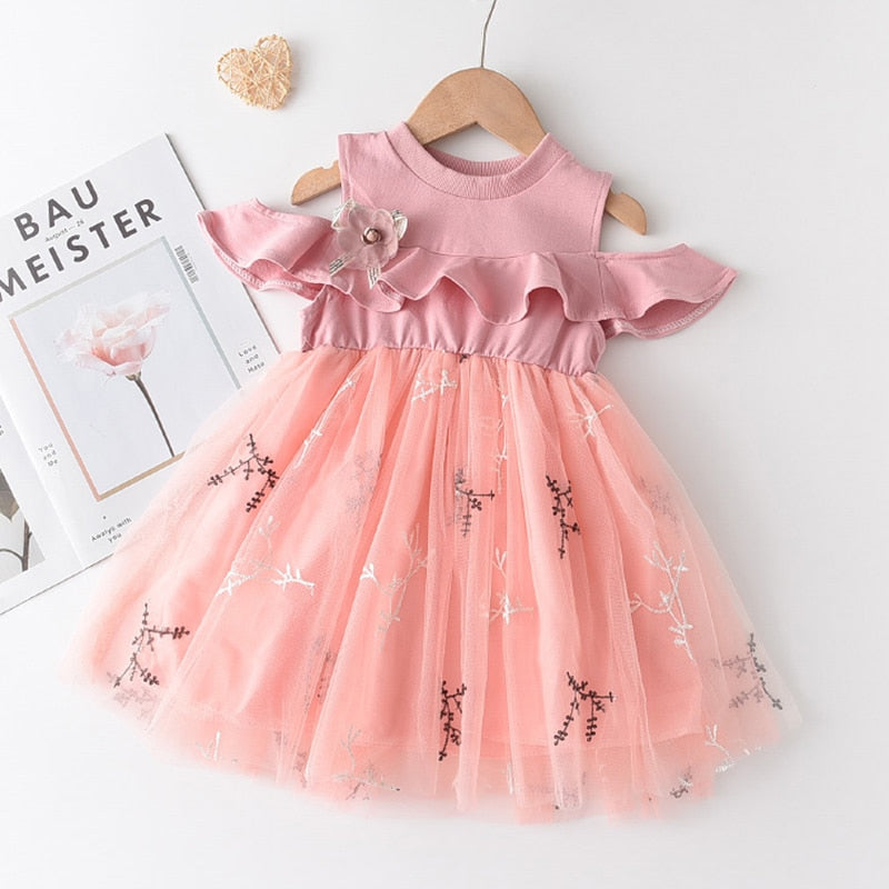 New Summer Kids Girls Floral Sweet Party Suits Butterfly Costume Children's Dress The Clothing Company Sydney