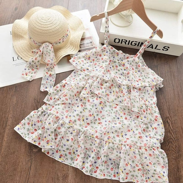 New Summer Kids Girls Floral Sweet Party Suits Butterfly Costume Children's Dress The Clothing Company Sydney