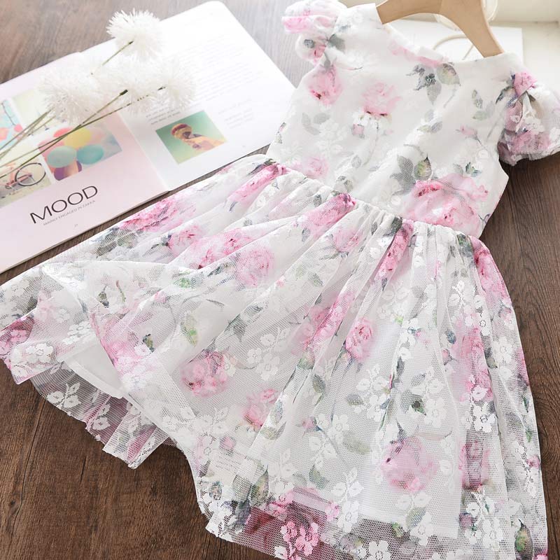 New Summer Kids Girls Floral Sweet Party Suits Butterfly Costume Children's Dress The Clothing Company Sydney